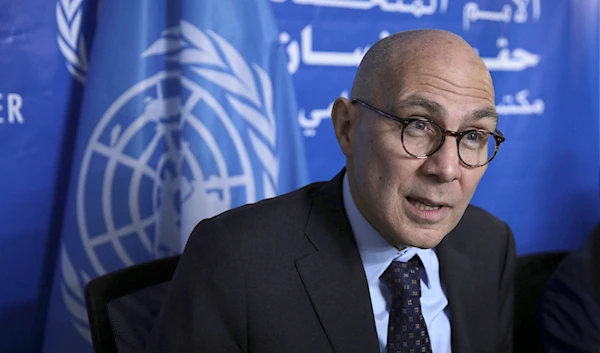 UN High Commissioner for Human Rights Volker Turk speaks at a news conference in Khartoum, Sudan, Nov 16, 2022.(AP)