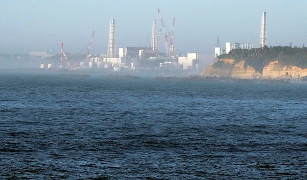 The Fukushima Daiichi nuclear power plant is seen from the nearby Ukedo fishing port in Namie, Japan, on Aug. 24, 2023. (AP)