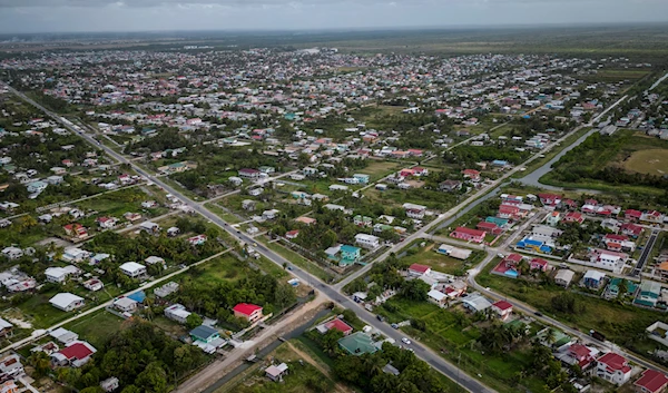 Homes stand in a residential area of Georgetown, Guyana, Tuesday, April 11, 2023. (AP)