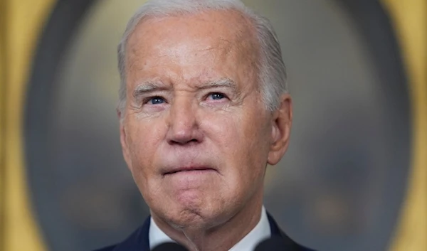 President Joe Biden speaks in the Diplomatic Reception Room of the White House, Thursday, Feb. 8, 2024, in Washington. (AP Photo/Evan Vucci)