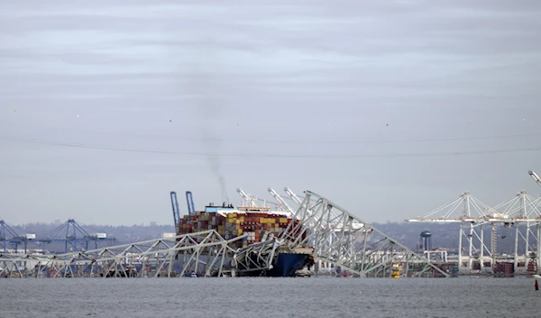 Singapore-flagged ship issued Mayday call before slamming into bridge