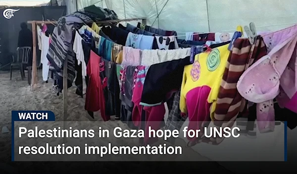 Palestinians in Gaza hope for UNSC resolution implementation