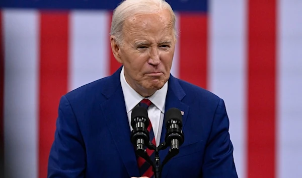 President Joe Biden delivers a speech about healthcare at an event in Raleigh, N.C., Tuesday, March. 26, 2024. (AP)