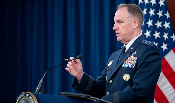 Pentagon Press Secretary Air Force Maj. Gen. Pat Ryder speaks during a press conference on Feb. 8, 2024, in Washington. (AP)