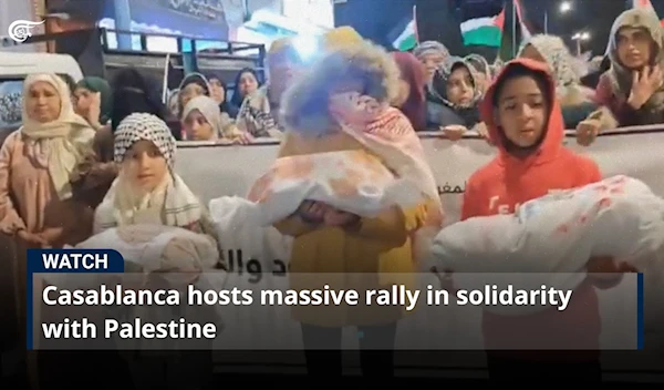 Casablanca hosts massive rally in solidarity with Palestine