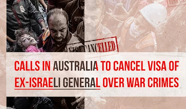 Calls in Australia to cancel visa of ex-Israeli general over war crimes