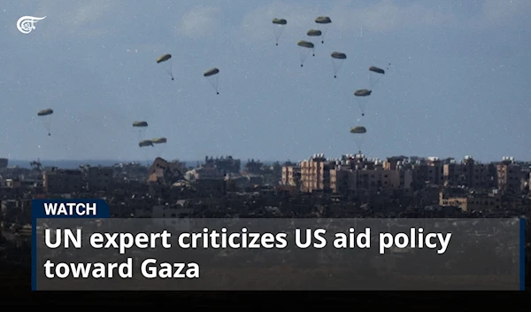 UN expert criticizes US aid policy toward Gaza