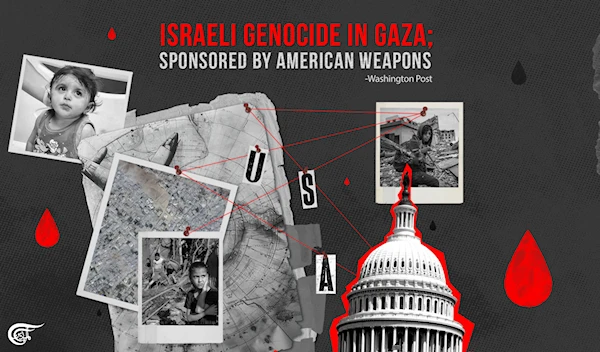 Israeli genocide in Gaza; sponsored by American weapons