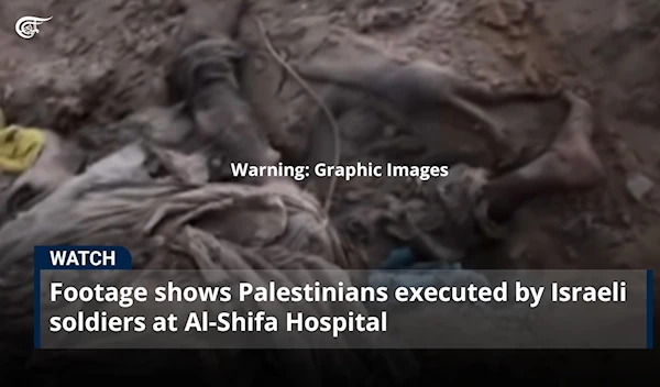 Footage shows Palestinians executed by Israeli soldiers at Al-Shifa Hospital