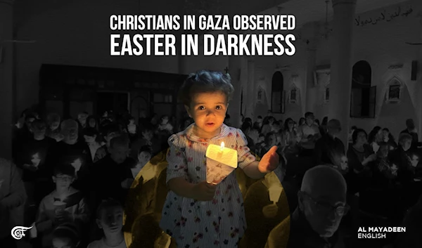 Christians in Gaza observed Easter in darkness