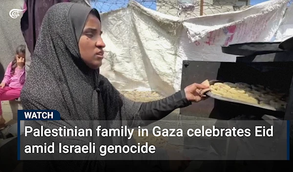 Palestinian family in Gaza celebrates Eid amid Israeli genocide