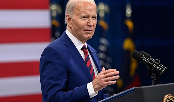 President Joe Biden speaks at an event in Raleigh, N.C., March. 26, 2024. (AP)