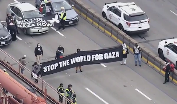 Pro-Palestine protesters block San Francisco's Golden Gate bridge