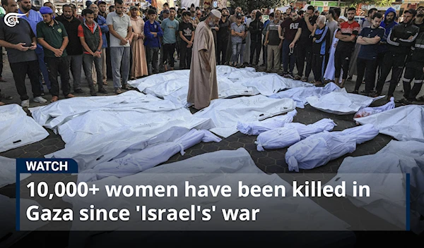 10,000+ women have been killed in Gaza since 'Israel's' war