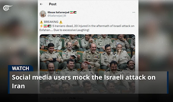 Social media users mock the Israeli attack on Iran