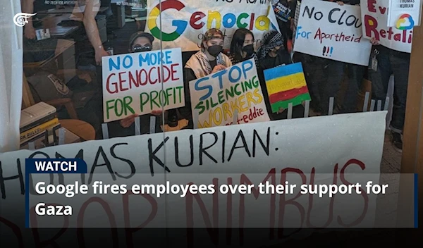 Google fires employees over their support for Gaza