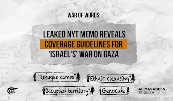 War of words: Leaked NYT memo reveals coverage guidelines for 'Israel's' war on Gaza