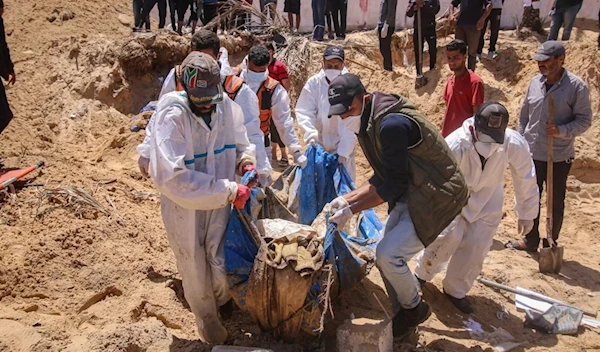 283 bodies recovered from Israeli-made mass grave in Nasser Hospital