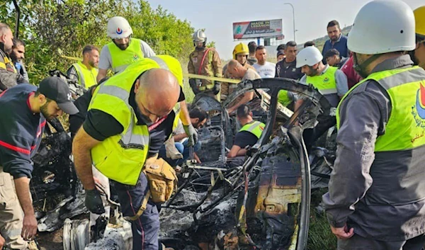 Israeli drone strikes car in South Lebanon