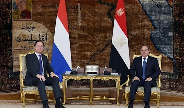 Sisi, Dutch PM affirm importance of two-state solution