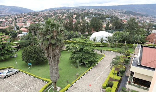 A view of Hope Hostel one of the locations where the asylum seekers from the U.K. are expected to arrive in the next 10-12 weeks in Kigali, Rwanda, Wednesday, April 24, 2024 (AP Photo/Atulinda Allan)