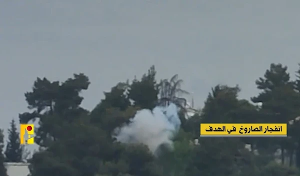 Hezbollah releases footage of targeting Al-Manara Command with Almas