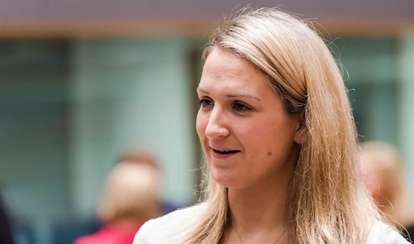 Ireland's European Affairs Minister Helen McEntee arrives for an EU general affairs meeting at the EU Council in Brussels on Monday, Jan. 29, 2018. (AP)