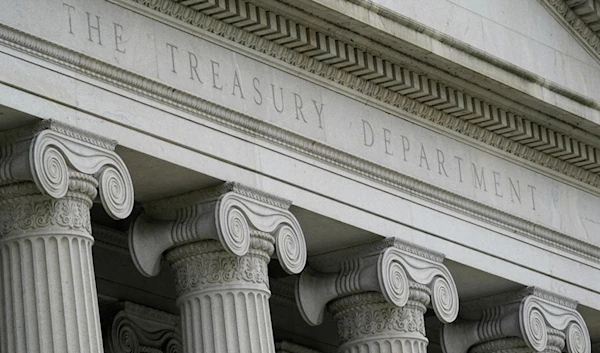 The Treasury Building is viewed in Washington, May 4, 2021. (AP)