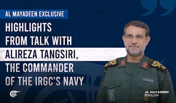 Highlights from talk with Alireza Tangsiri, the Commander of the IRGC's Navy