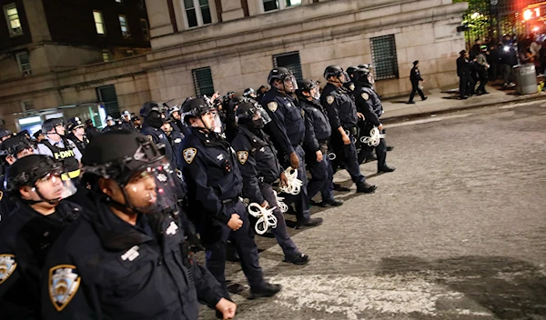 Police heavily deployed to Columbia University, students 'stay put'