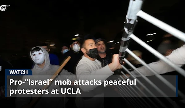 Pro-“Israel” mob attacks peaceful protesters at UCLA