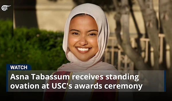 Asna Tabassum receives standing ovation at USC's awards ceremony