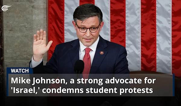 Mike Johnson, a strong advocate for 'Israel,' condemns student protests