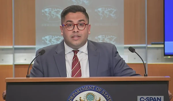 An undated image of Vedant Patel, Principal Deputy Spokesperson for the US Department of State during a press briefing in Washington, US. (AFP)