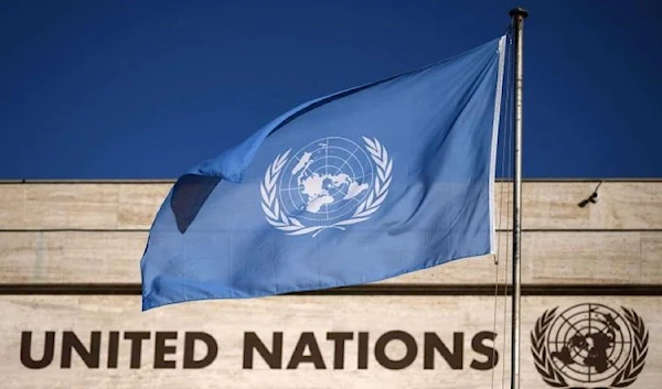 Illustrative: View of the main entrance of the "Palais des Nations" building which houses the United Nations Offices in Geneva. (AFP)