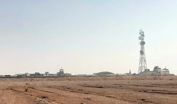 The al-Tanf military outpost in southern Syria is seen on Oct. 22, 2018 (AP)