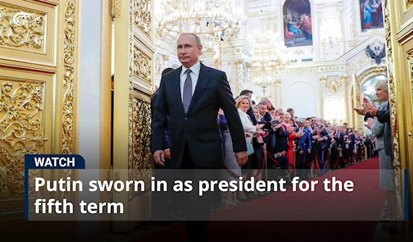 Putin sworn in as president for the fifth term