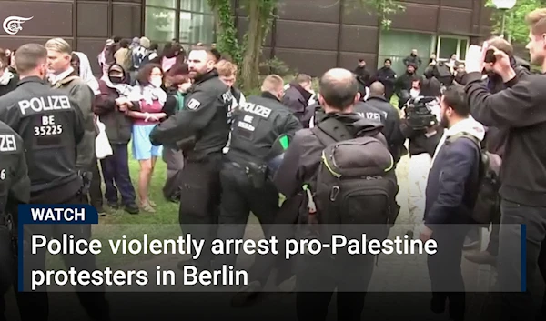 Police violently arrest pro-Palestine protesters in Berlin