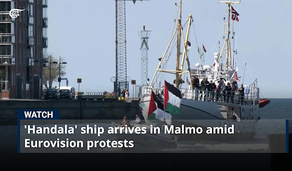 'Handala' ship arrives in Malmo amid Eurovision protests