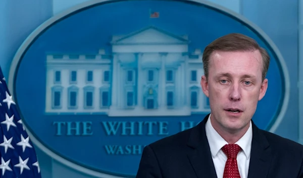 White House national security adviser Jake Sullivan speaks Tuesday, Oct. 1, 2024, during a press briefing at the White House in Washington. (AP)