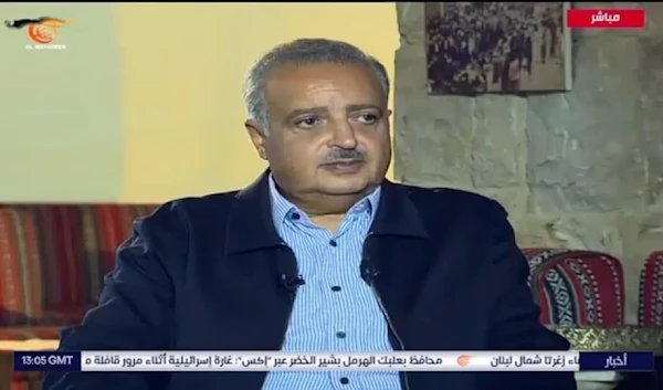 Lebanese Democratic Party leader Talal Arslan during an interview for Al Mayadeen, October 14, 2024 (Screengrab)