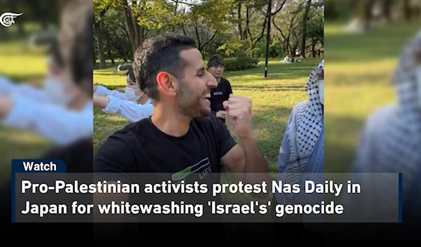 Pro-Palestinian activists protest Nas Daily in Japan for whitewashing 'Israel's' genocide