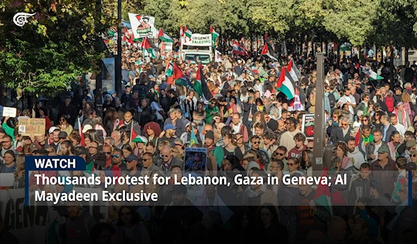 Thousands protest for Lebanon, Gaza in Geneva: Al Mayadeen Exclusive