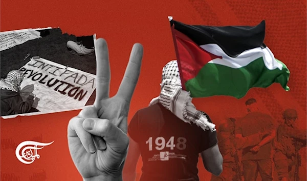 The international community which respects decolonisation and post-colonial norms should assist in commemorating this remarkable milestone of Palestinian liberation. (Al Mayadeen English; Illustrated by Mahdi Rtail)