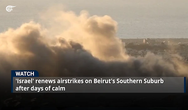 'Israel' renews airstrikes on Beirut's Southern Suburb after days of calm