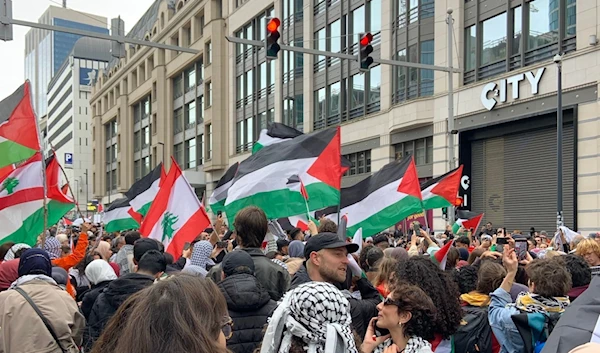 Thousands rally in Brussels to demand ceasefire in Gaza, Lebanon