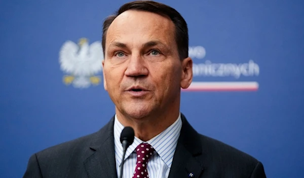 Polish Foreign Minister Radosław Sikorski speaks during a news conference with U.S. Secretary of State, Antony Blinken, in Warsaw, Poland, Thursday, Sept. 12, 2024. (AP)