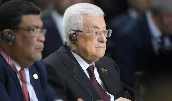 Palestinian President Mahmoud Abbas at the BRICS Summit in Kazan, Russia, Thursday, Oct. 24, 2024. (RIA Novosti)