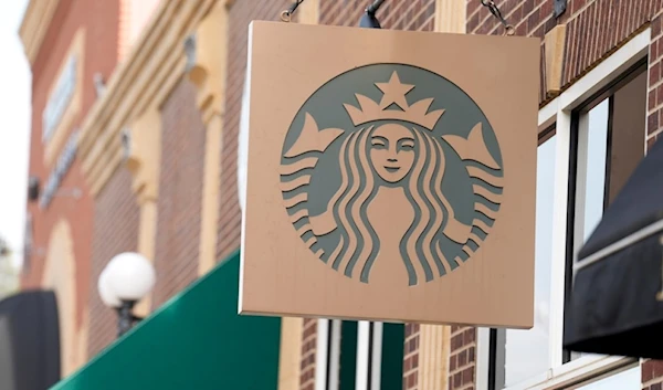 Starbucks sign hangs outside a casino along Main Street, Wednesday, September 20, 2023, in Deadwood, S.D. (AP)