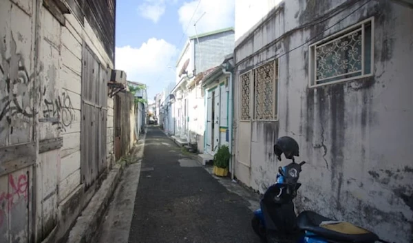 Point-à-Pitre street in Guadeloupe, April 10, 2024. (AFP)